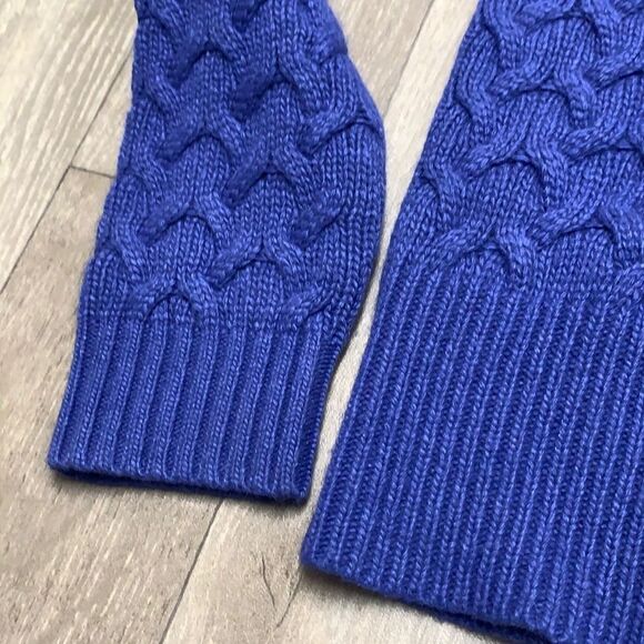 Womens J. Crew‎ Wool Angora Rabbit Hair Crewneck Cable Knit Sweater - Picture 4 of 7